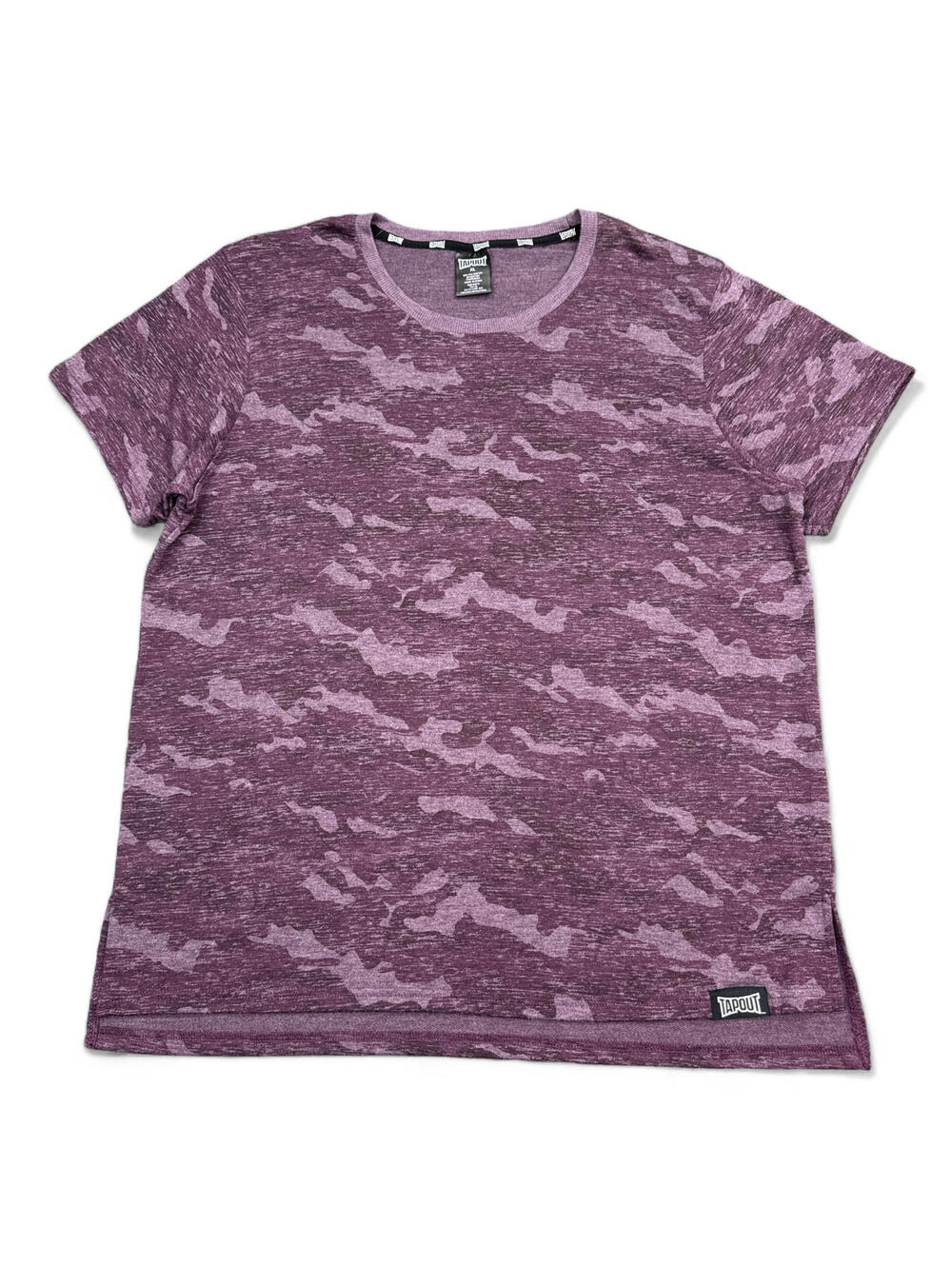 Tapout T Shirt Mens Size XL Purple Camo Crew Neck MMA Short Sleeve Tee